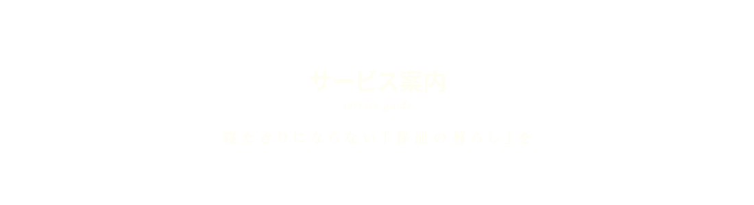 サービス案内